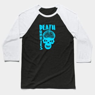 Blue Death Dummies Skull Baseball T-Shirt